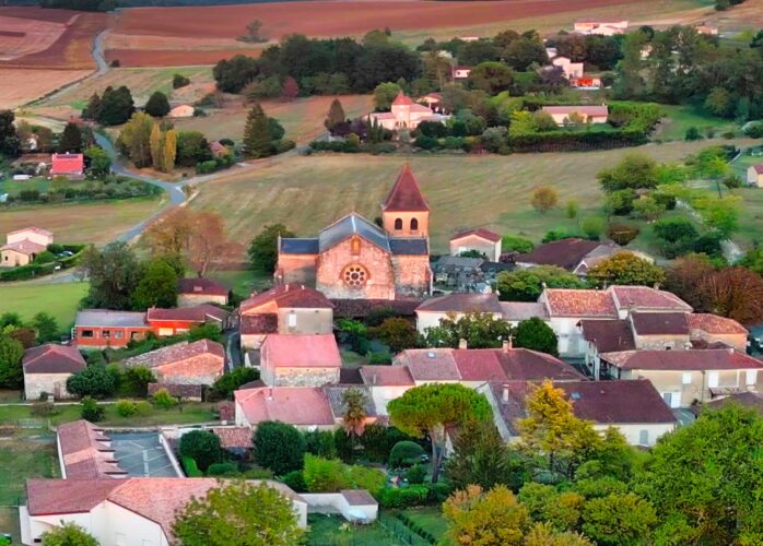 Sauvagnas - Vue de Haut
