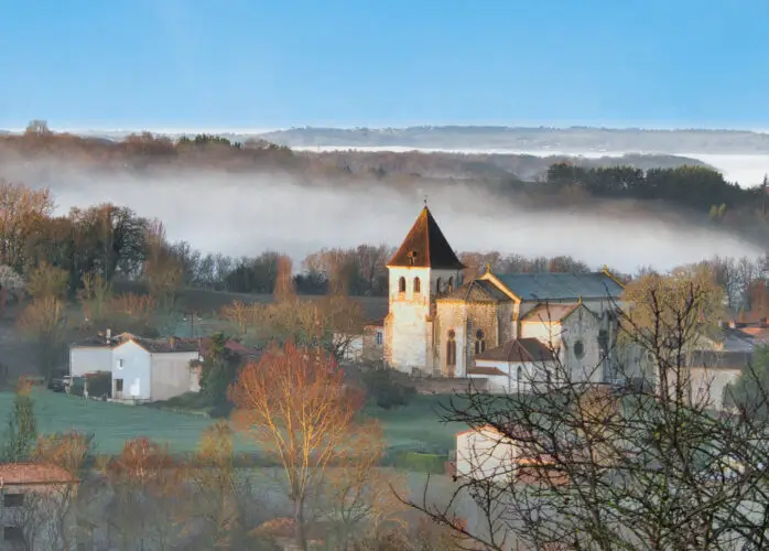 Sauvagnas - Un matin de fin d'hiver