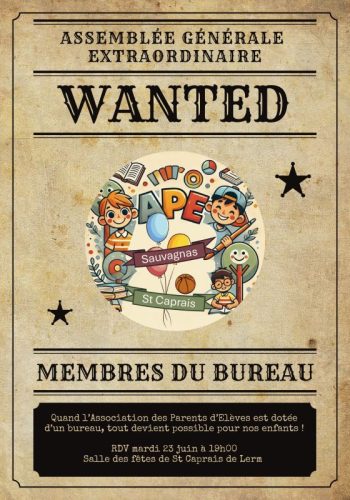 Sauvagnas - APE - Assemblée Générale - 2026